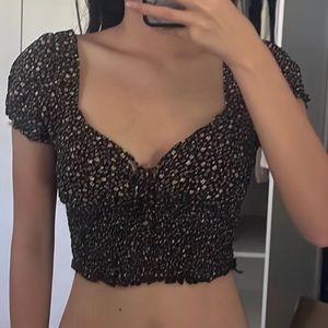 Tilly’s floral crop top